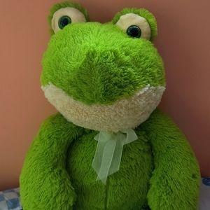 Big frog plushie